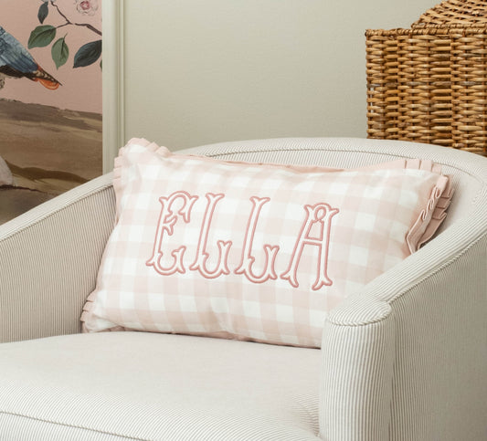 Blush Pink Chicago Check x White x Laurel Rose