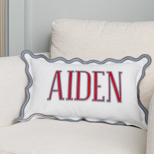 12x20 Scalloped Pillow Cover