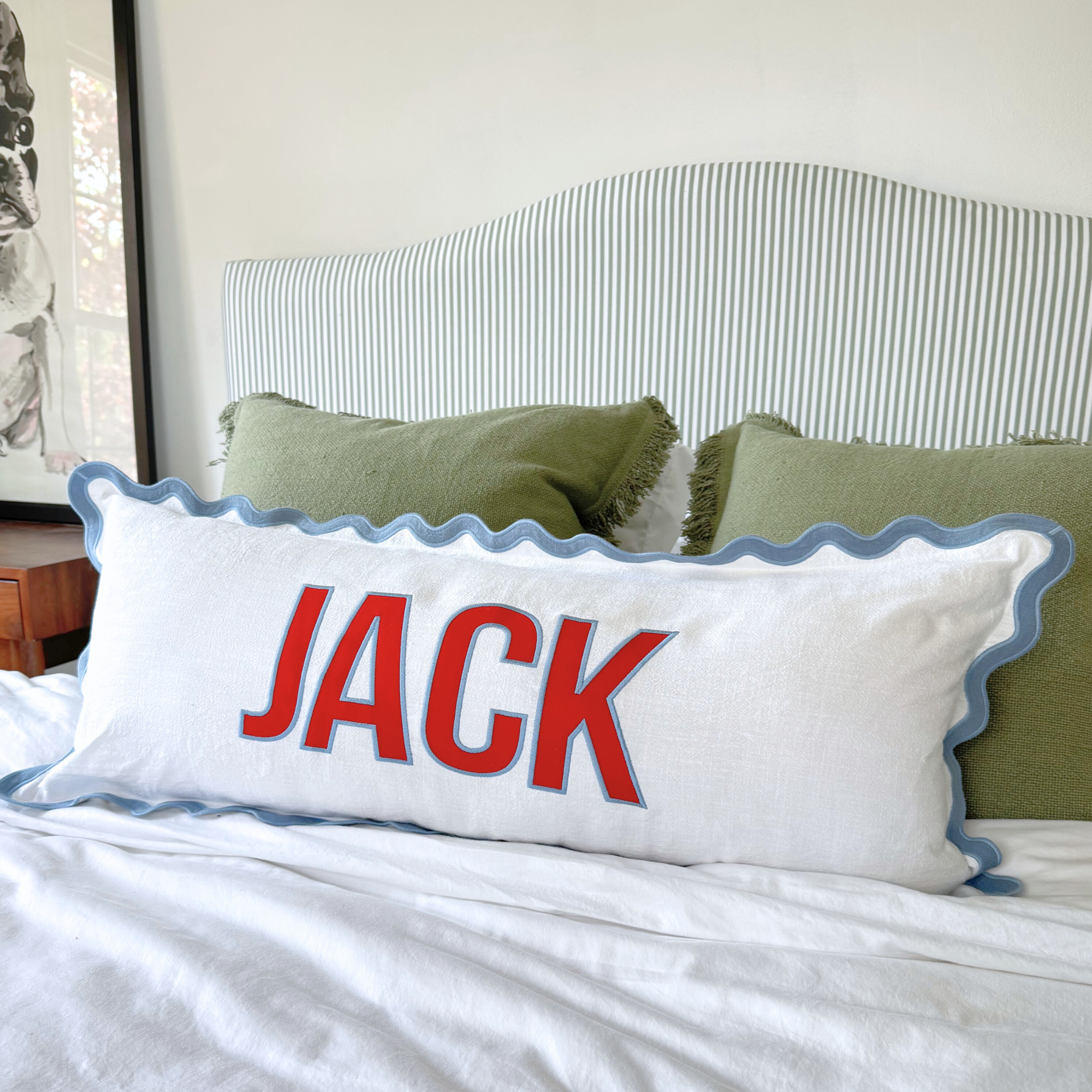 14 x 36 Scallop Pillow Cover