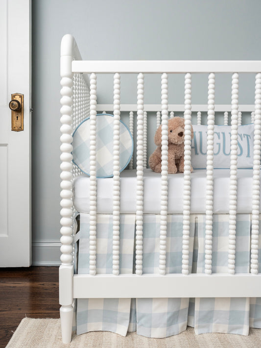 Pleated Crib Skirt