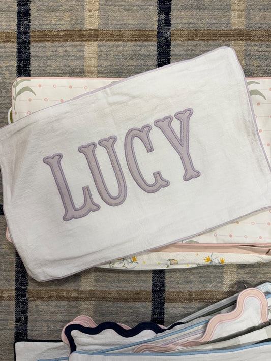 Lucy — Lavender sample sale pillow cover