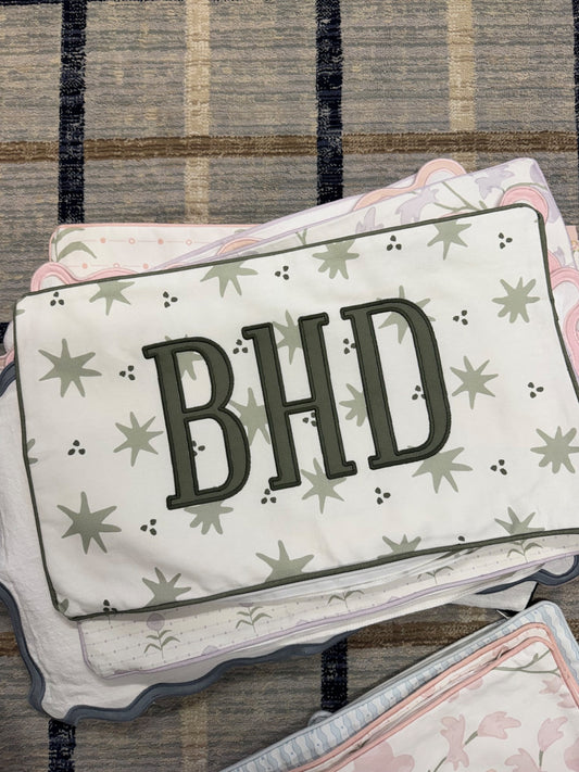 BHD — Sage Star sample sale pillow cover