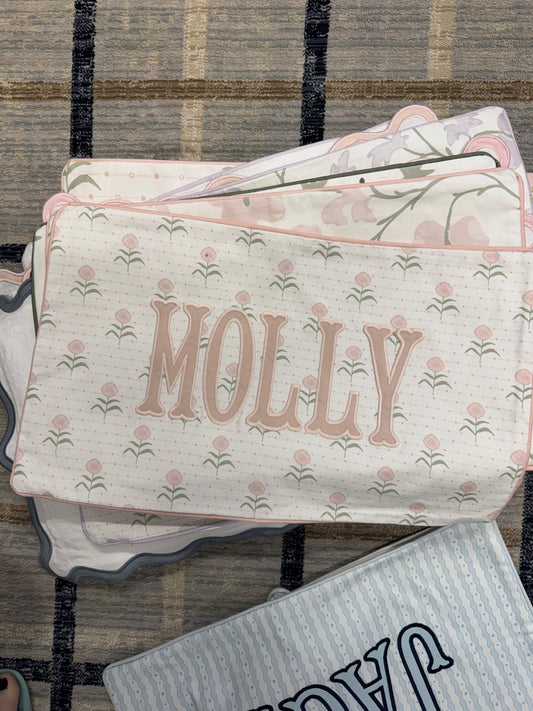 Molly — Pink Floral sample sale pillow cover